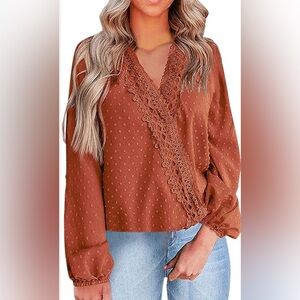 Womens Tunic Tops Short Sleeve V Neck Blouse